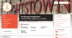 Desktop Screenshot of hightstownborough.com